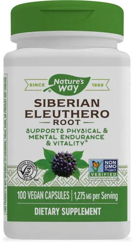Nature&#39;s Way Siberian Eleuthero 100 veg caps
