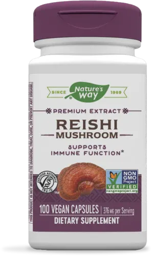 Nature&#39;s Way Reishi 100 Veg. Capsules