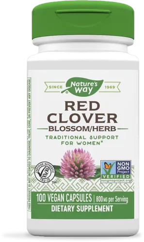 Nature&#39;s Way Red Clover Blossom/Herb 100 veg caps