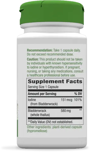 Nature's Way Bladderwrack 100 Vegan caps