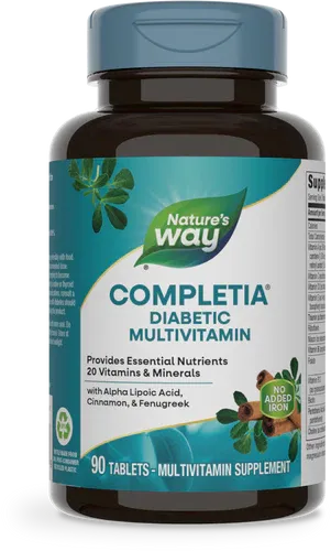 Nature&#39;s Way Completia Diabetic Multivitamin 90 tabs