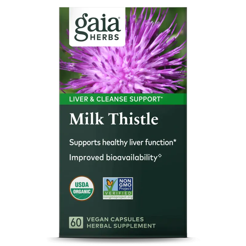 GAIA Milk Thistle Seed 120 Caps