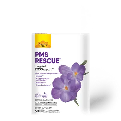 Country Life PMS Rescue 60 vegan caps