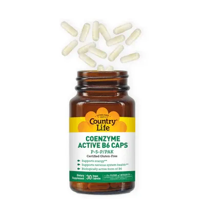 Country Life Coenzyme Active B6 Caps 30 vegan caps