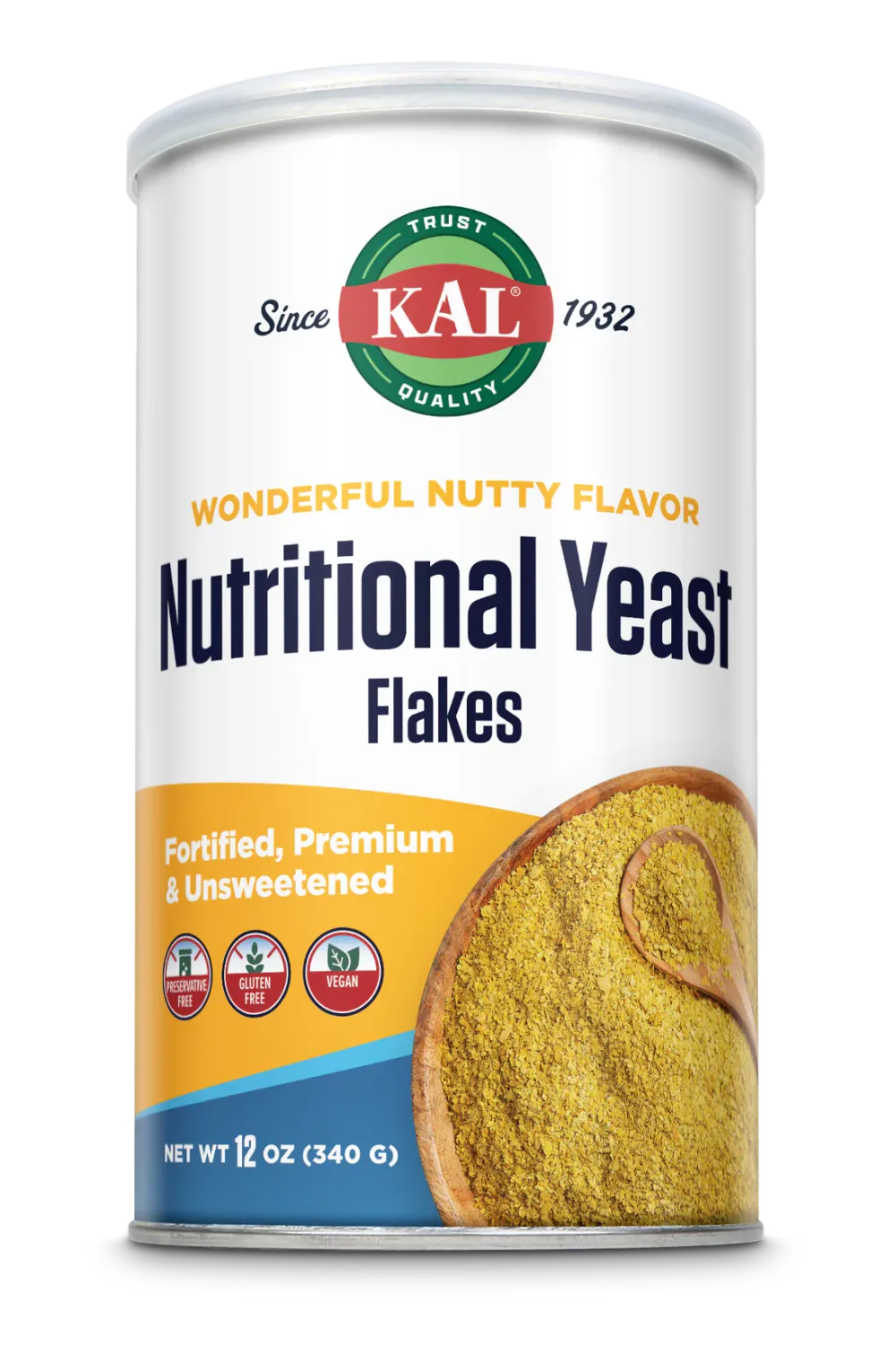 Kal Nutritional Yeast Flakes 12 Oz