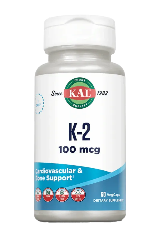 Kal K-2 100mcg 60 veg caps