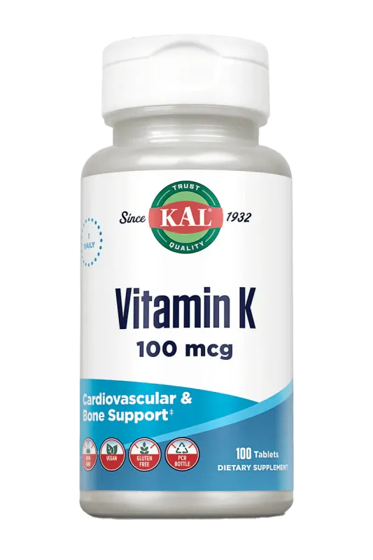 Kal K2 500 Mcg 100 Tablets