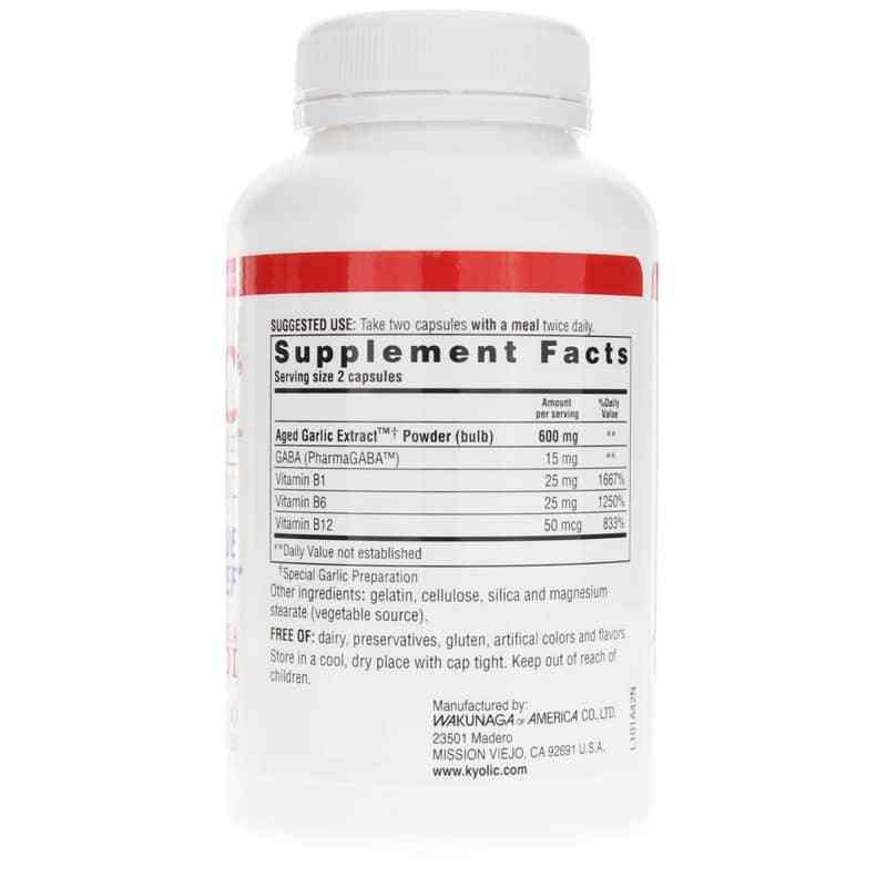 Kyolic Stress and Fatigue Relief Formula 101 200 Capsules