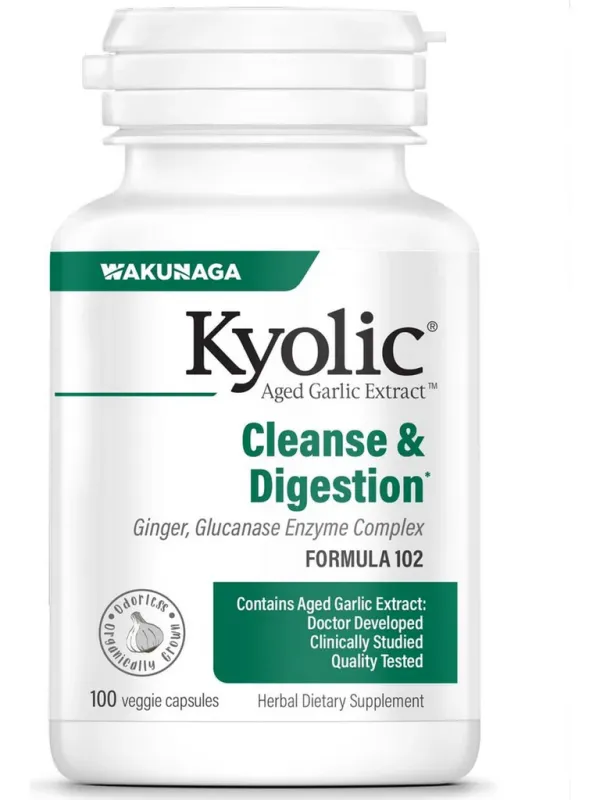 Kyolic 102 Candida Cleanse &amp; Digestion 100vc