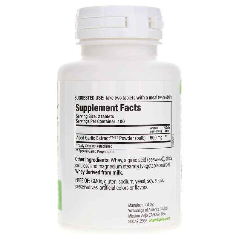 Kyolic Cardiovascular Formula 100 200 Tablets