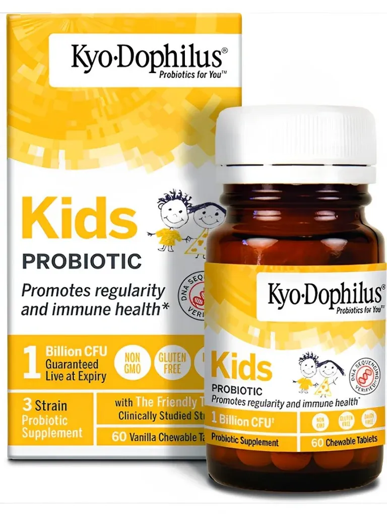 KYO-DOPHILUS Kids Probiotic 60 Vanilla Chew. Tabs