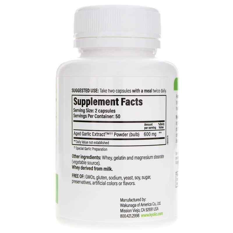 Kyolic Cardiovascular Formula 100 Garlic  100 Cap