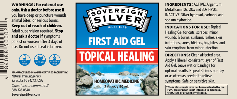 Sovereign Silver First Aid Gel 2 fl oz