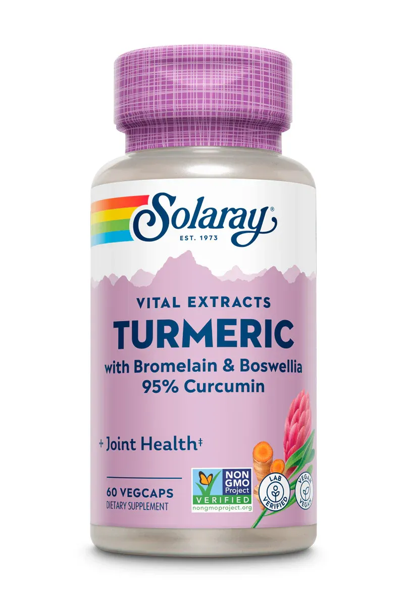 Solaray Advanced Formula Turmeric Root Extract 60 Veg Caps