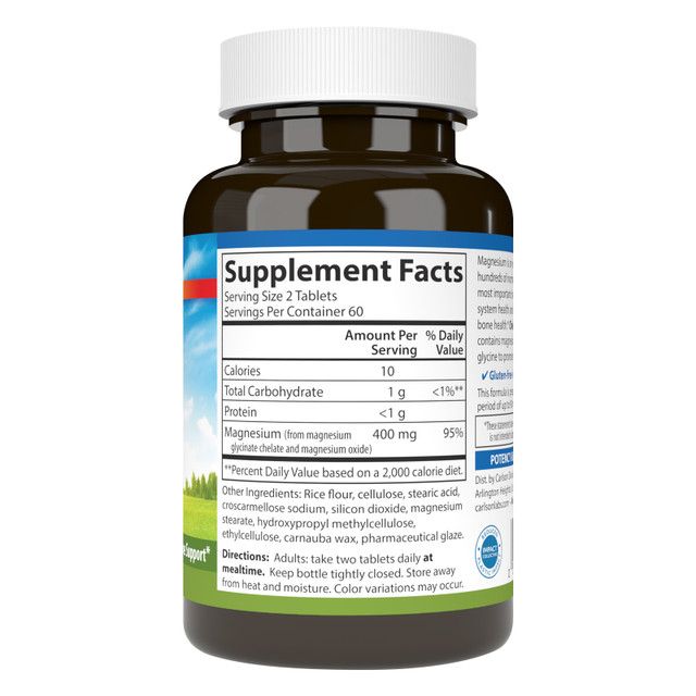 Carslon Magnesium Glycinate 400mg 120T