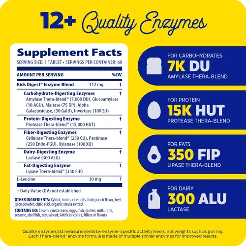 Enzymedica Kids Digest Chewable 90t