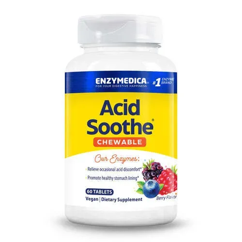 Enzymedica Acid Soothe Chewable 60 tabs