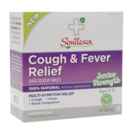 Similasan Cough &amp; Fever Relief Junior Strength 40 count