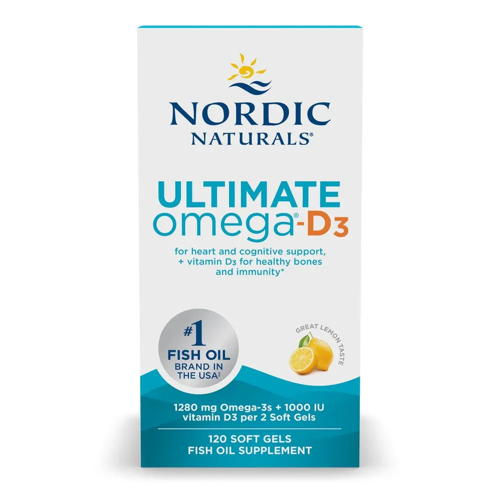 NORDIC NATURALS Ultimate Omega-D3 120 S.G.