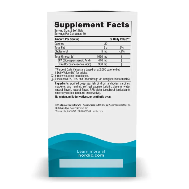 Nordic Naturals DHA Xtra Strawberry 60 Ct