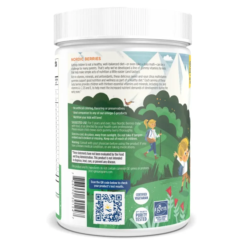 NORDIC NATURALS Nordic Berries Original Flavor 200 Gummies