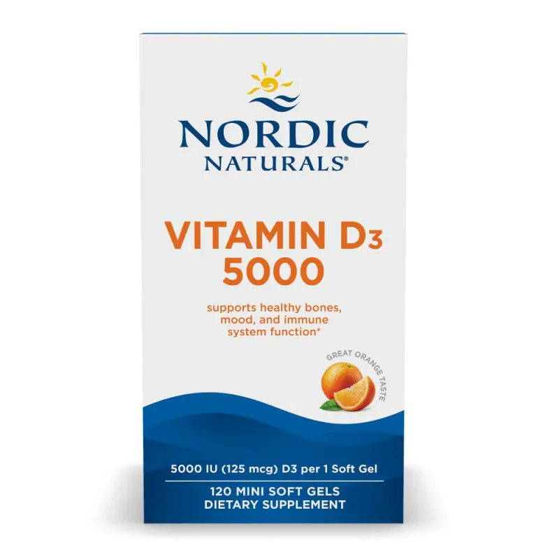 NORDIC NATURALS Vitamin D3 5000 I.U. 120 S.G.