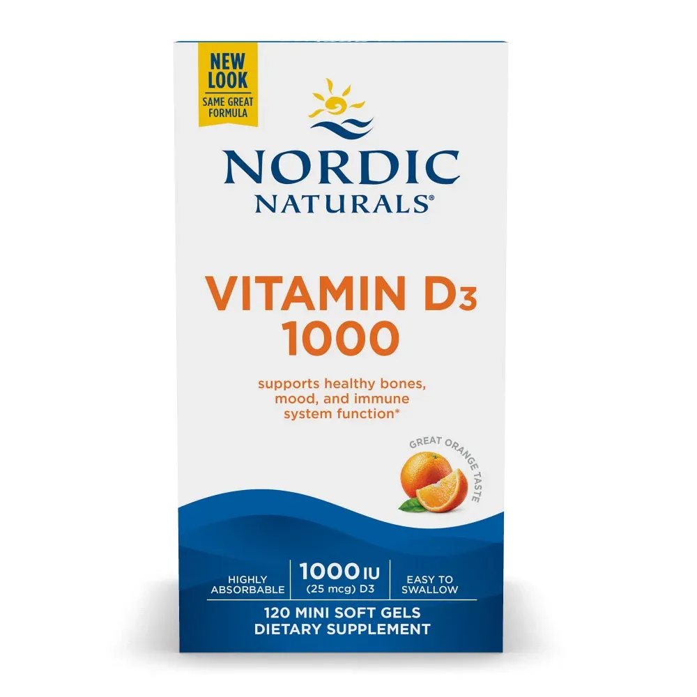 Nordic Naturals Vitamin D3 1000IU 120 sg
