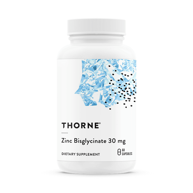 Thorne Zinc Bisglycinate 30mg 60 caps