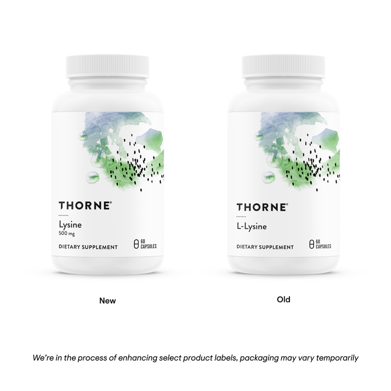 Thorne L-Lysine 500mg 60 caps