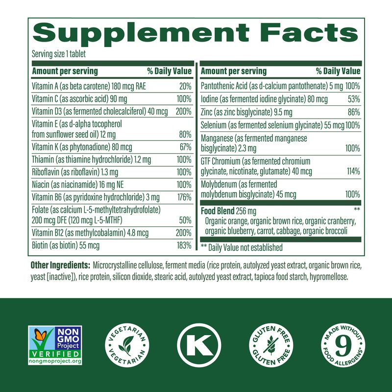Megafood Woman Over 55 One Daily 120 Tablets
