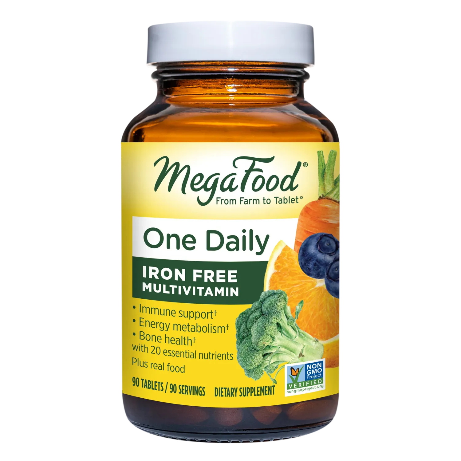 Megafood One Daily Iron Free 90 Tabs