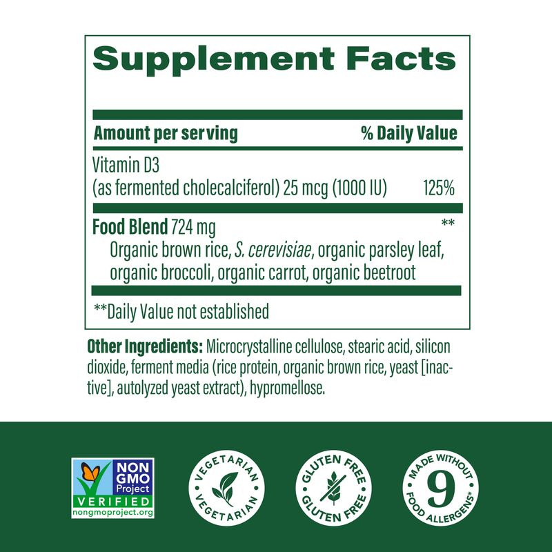 Megafood Vitamin D3 1000 IU 90 Tabs
