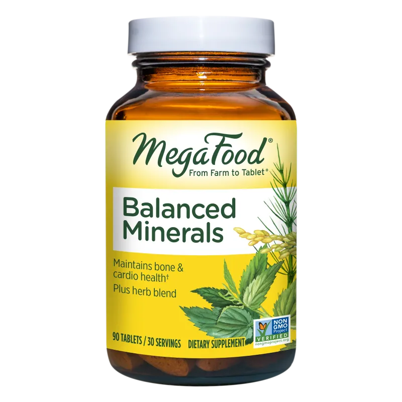MegaFood Balanced Minerals 90 Tabs
