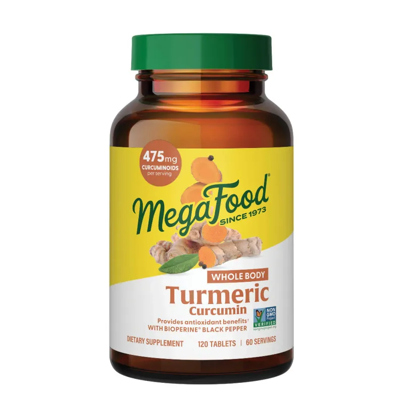 Megafood Turmeric Strength For Whole Body 120 Tabs