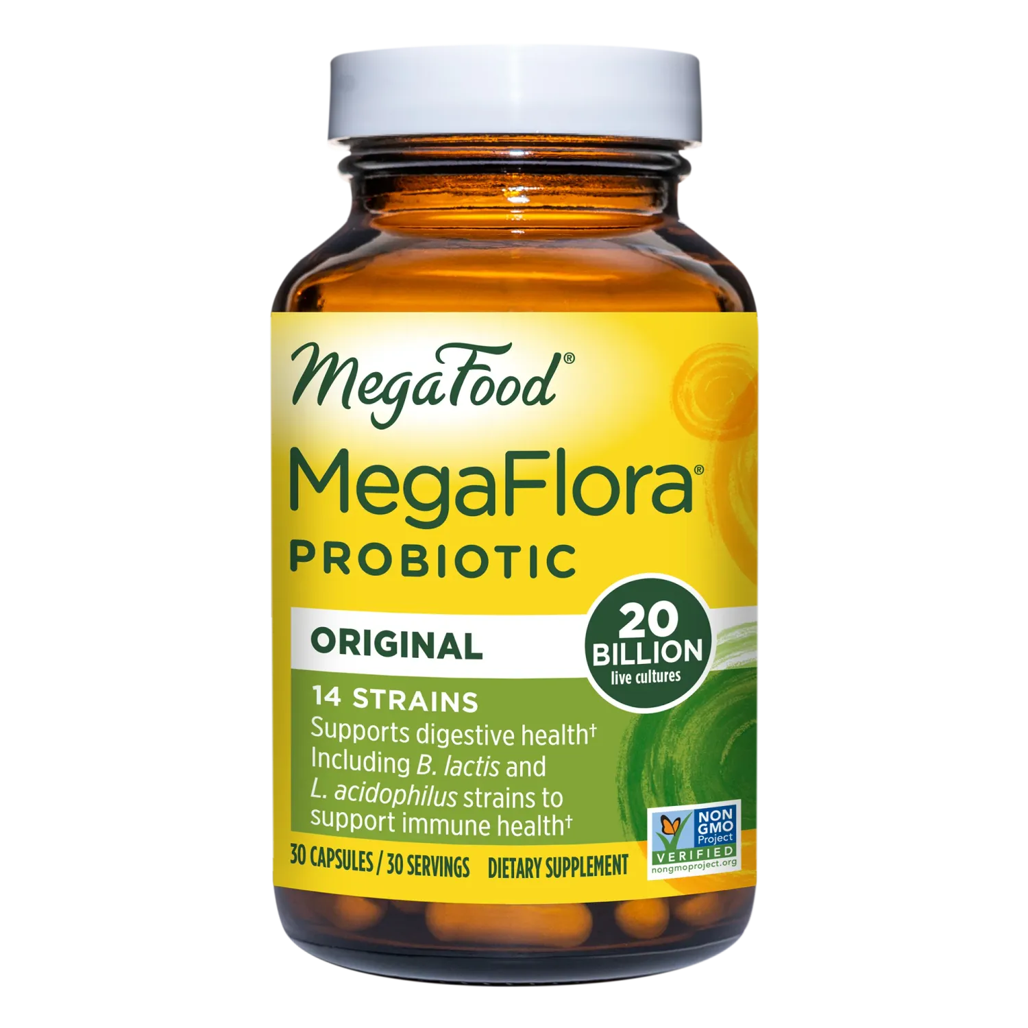 MEGAFOOD Megaflora 20 Billion 30 Caps.