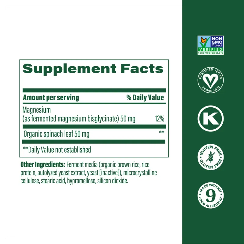 MegaFood Magnesium 90 Tabs