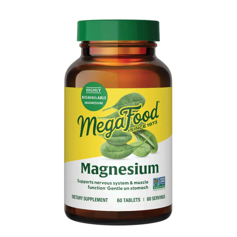 MegaFood Magnesium  60 Tabs.