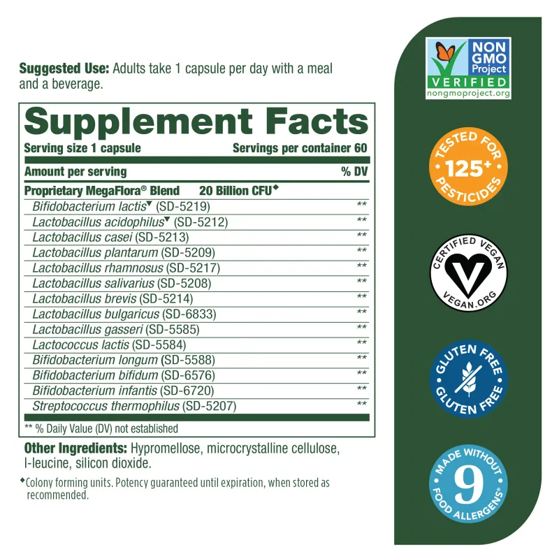 Megafood Megaflora 60 cap