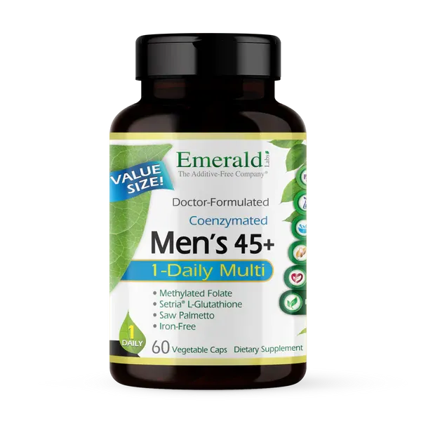 EMERALD Men&#39;s 45+--1-Daily Multi 60 Veg. Caps