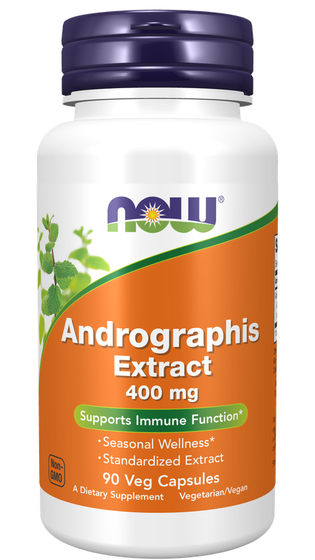 NOW Andrographis Extract 400 mg. 90 Veg. Caps.