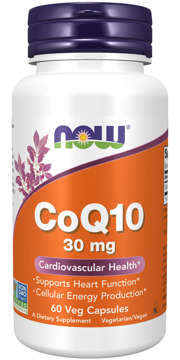 NOW CoQ10  30 mg. 60 Veg. Caps.