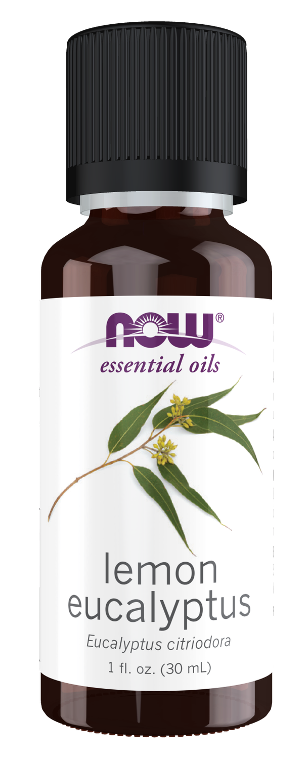 NOW Lemon Eucalyptus 1oz Essential Oil