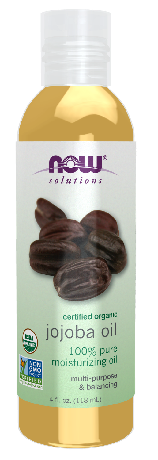 NOW Organic Jojoba Oil 4 Fl. Oz.