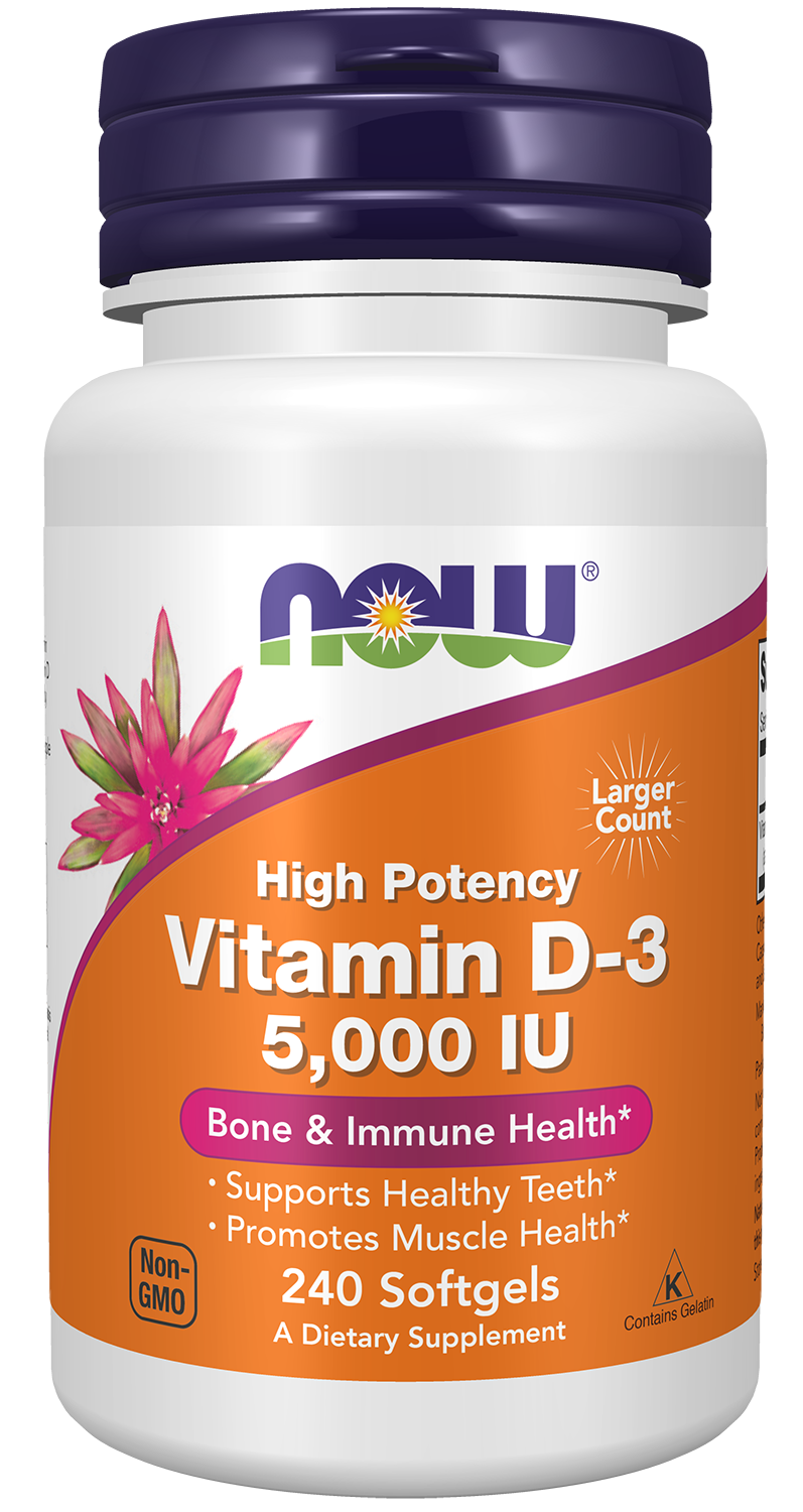 NOW Vit. D-3--5,000 I.U. 240 S.G.