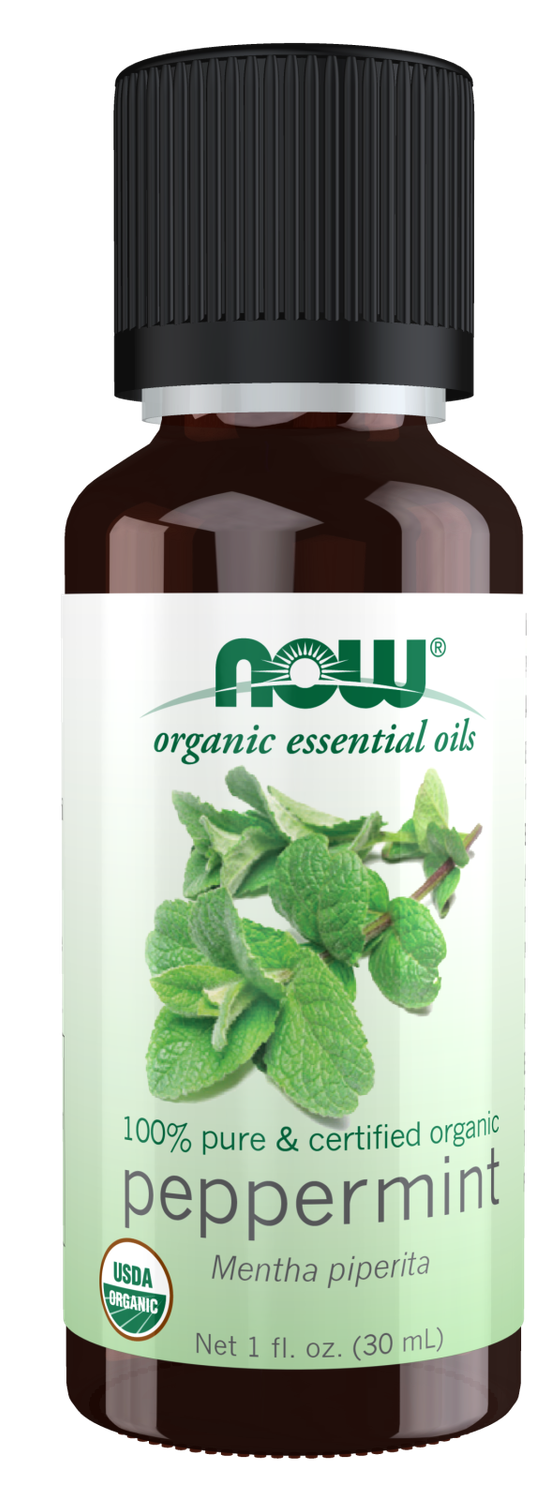 NOW Organic Peppermint Oil 1 Fl. Oz.