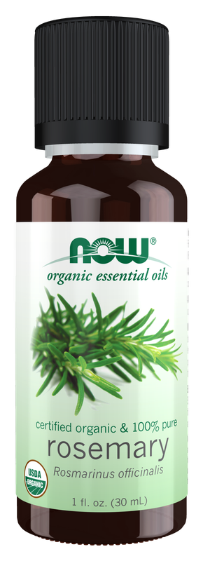 NOW Organic Rosemary Essential Oil 1 Fl. Oz.