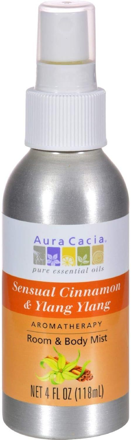 Aura Cacia Sensual Cinnamon &amp; Ylang Ylang Mist 4 oz