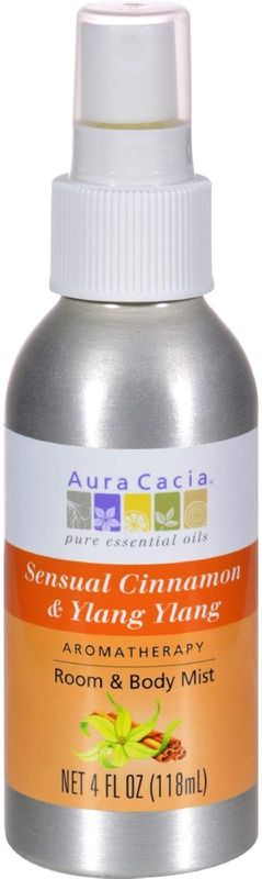 Aura Cacia Sensual Cinnamon &amp; Ylang Ylang Mist 4 oz