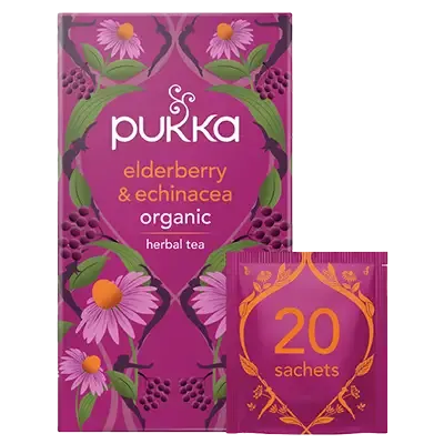 PUKKA Elderberry &amp; Echinacea 20 Tea Bags