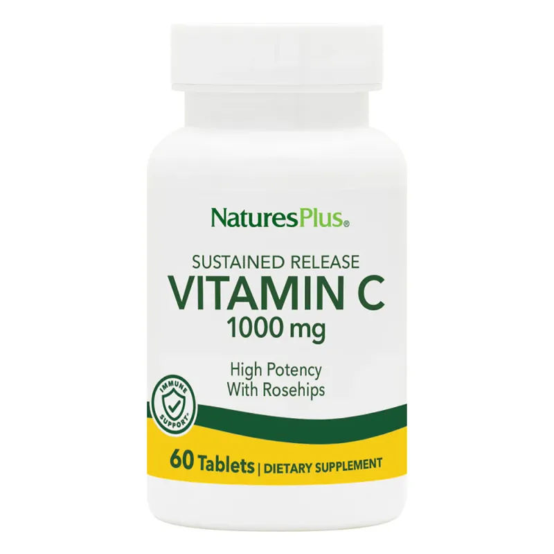 NATURE&#39;S PLUS Vitamin C 1000 mg. 180 Sustained Release Tabs.